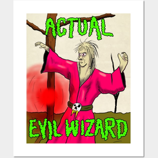 Actual Evil Wizard Wall Art by YesElliott